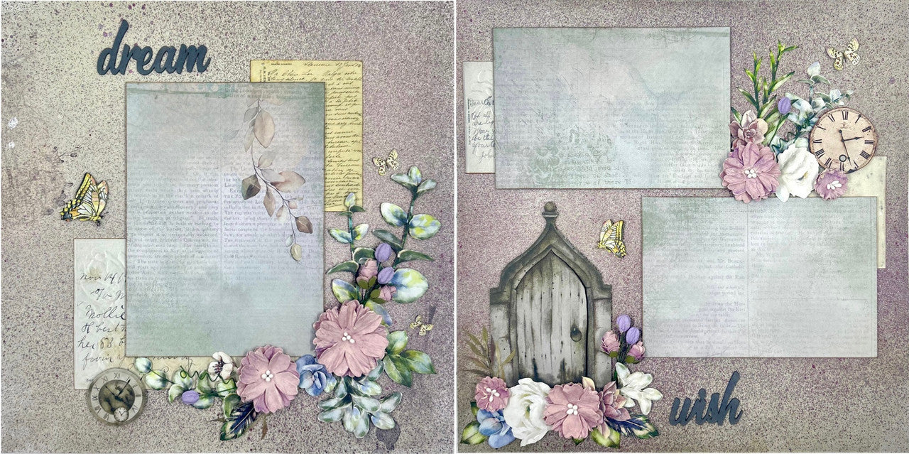 Floral Dreams 2-Page Layout (Virtual Class 72)